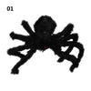 Super Sized Halloween Furry Black Fake Spider Decoration Prop