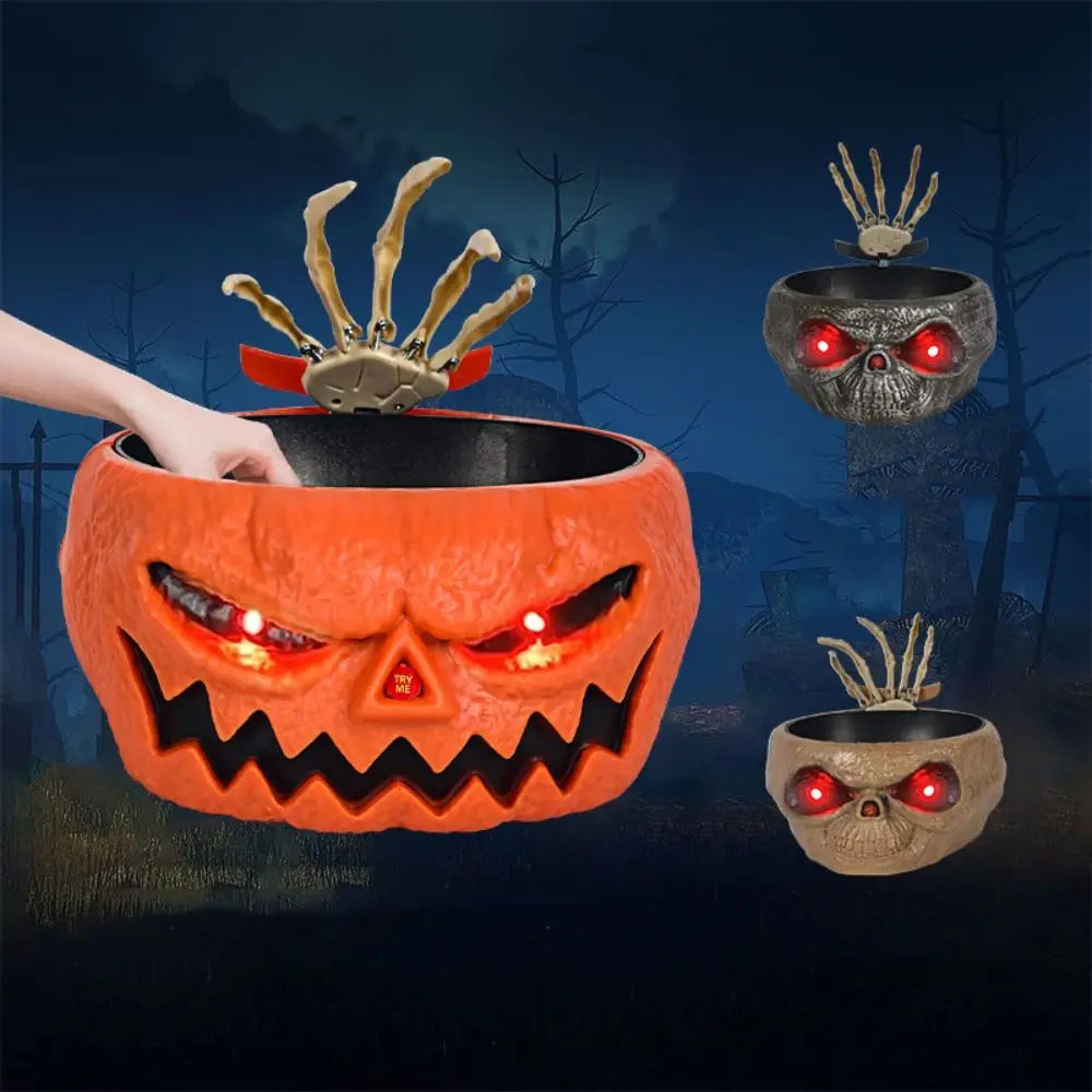 Halloween Pumpkin Candy Electric Bowl