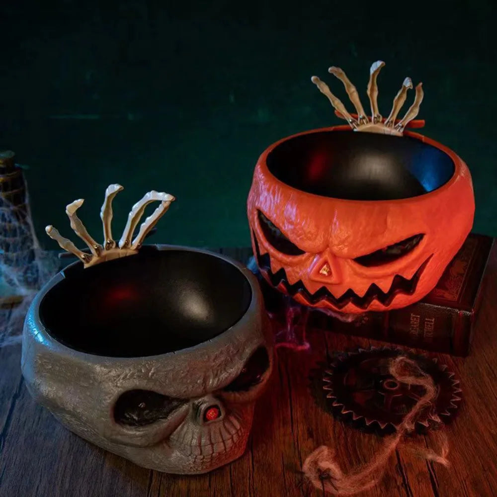 Halloween Pumpkin Candy Electric Bowl