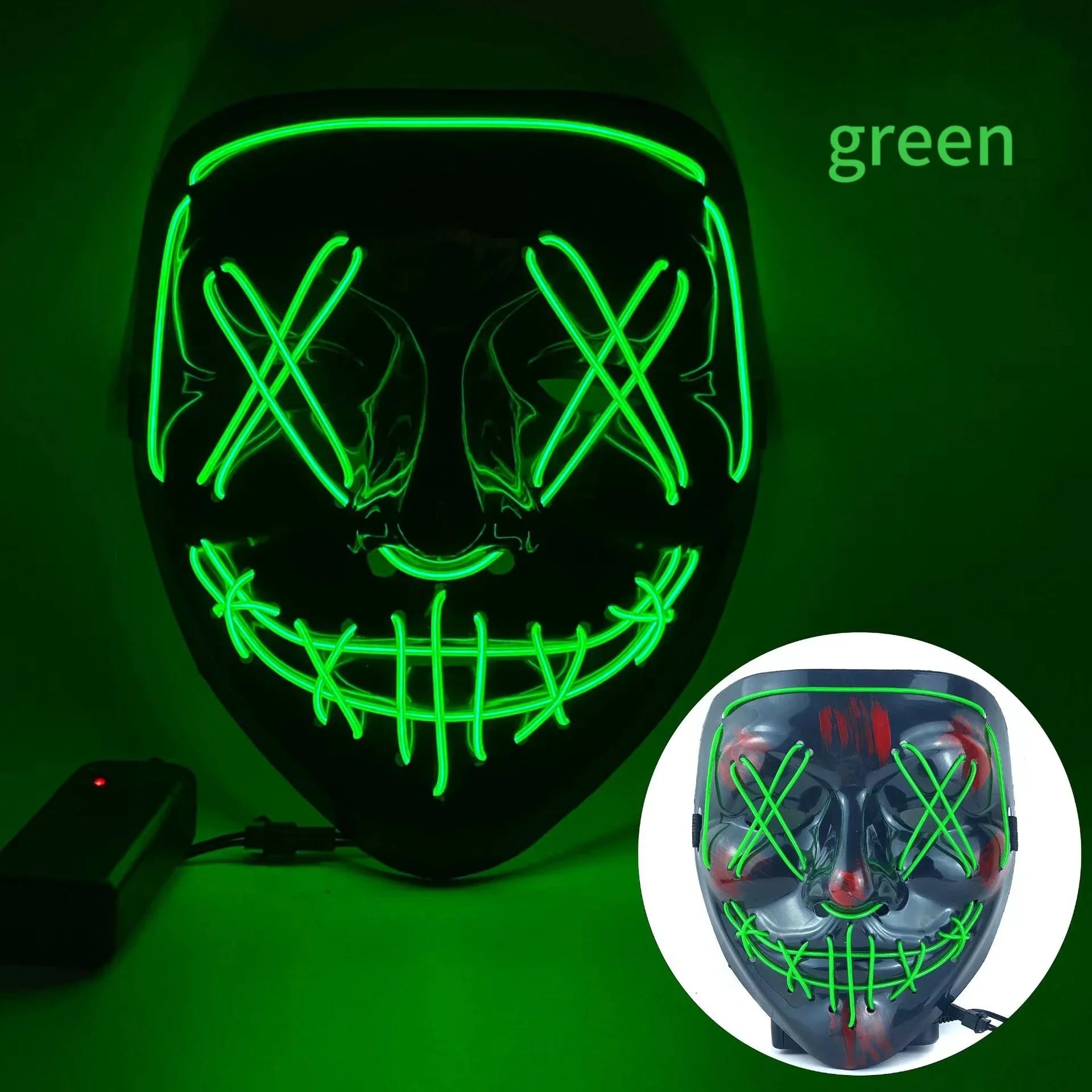 Wireless Glow In The Dark Mask