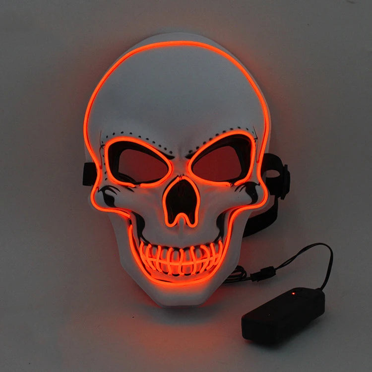 LED Skeleton Halloween Mask