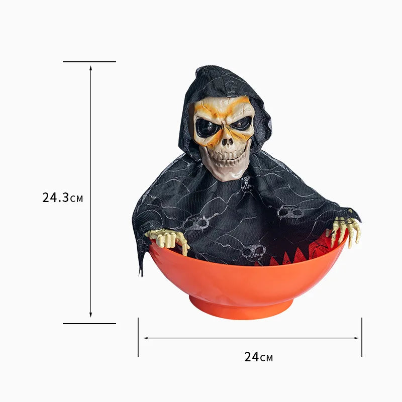 Halloween Candy Bowl Electric Fruit Tray