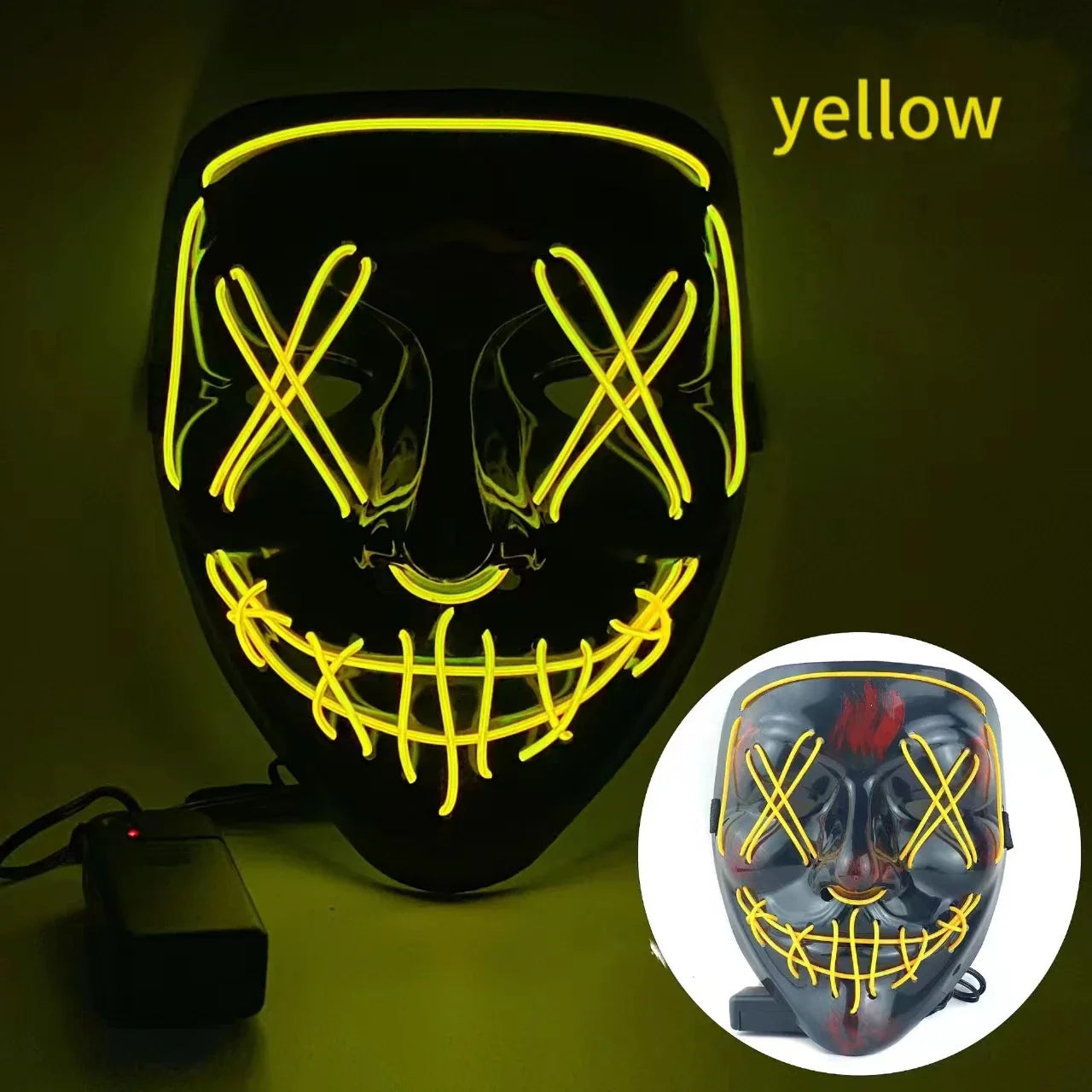 Wireless Glow In The Dark Mask